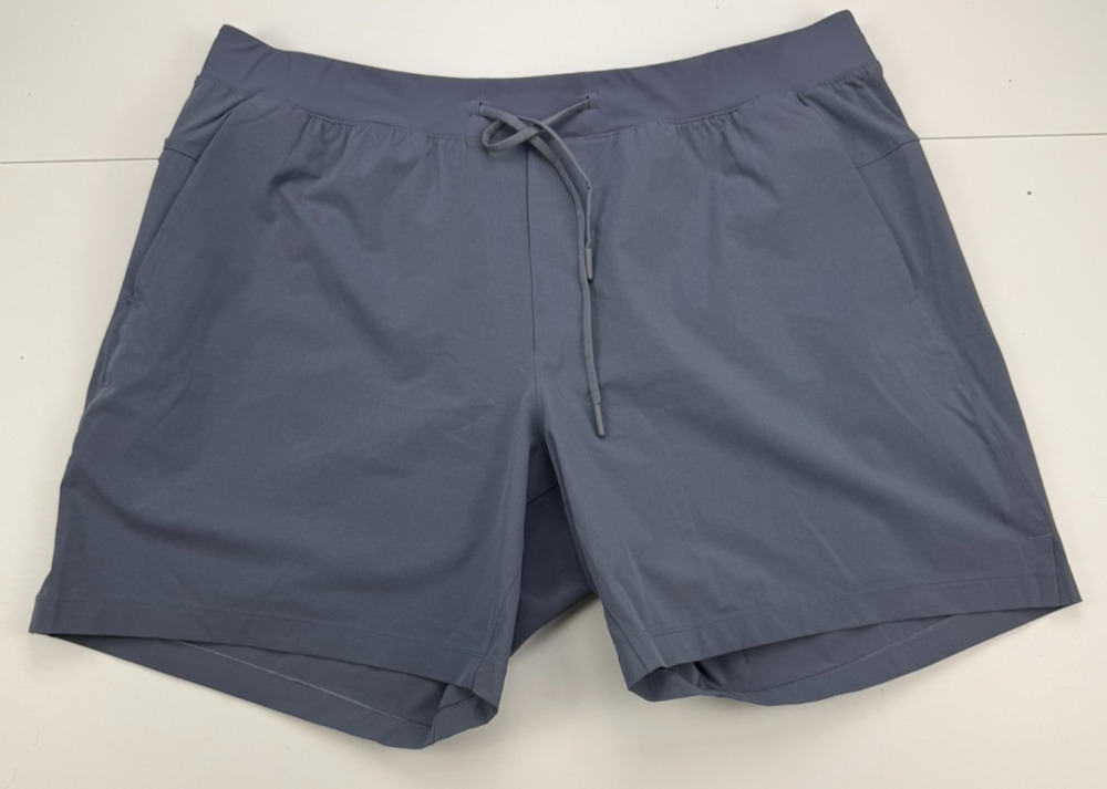 Lululemon Mens Zeroed In Shorts Linerless 7" XXL Gray Athletic Training Shorts